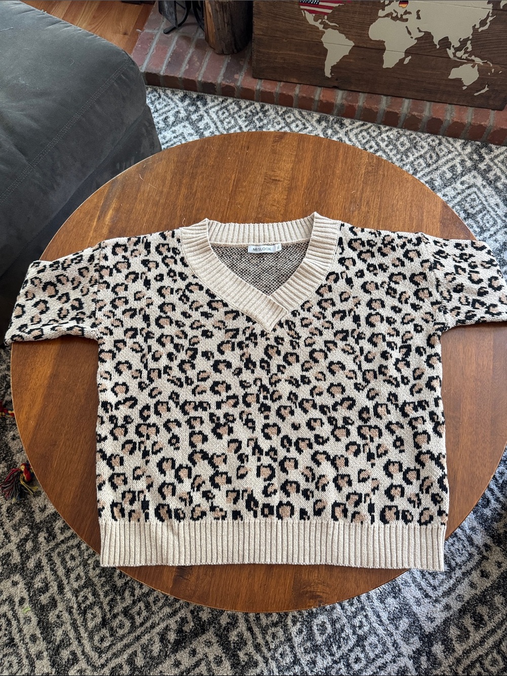 Cheetah Print Sweater